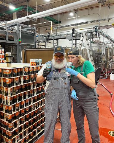 Quality assurance provided by our brewers Speedo and Big Hat. Any guesses as to who’s who? 
.
.
.
#coloradonative #100percentcoloradoingredients #beertime #fridaybeers #beerstagram #beerfirst #workinghardorhardlyworking #colorado